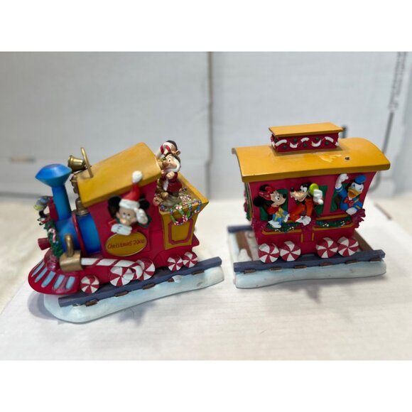 Disney Christmas 2000 train wind up music two piece set works - Picture 7 of 7